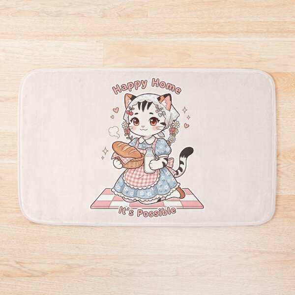 Item preview, Kawaii Cat Baker: Happy Home It's Possible - Tradwife neko Milk designed and sold by CuteKats.