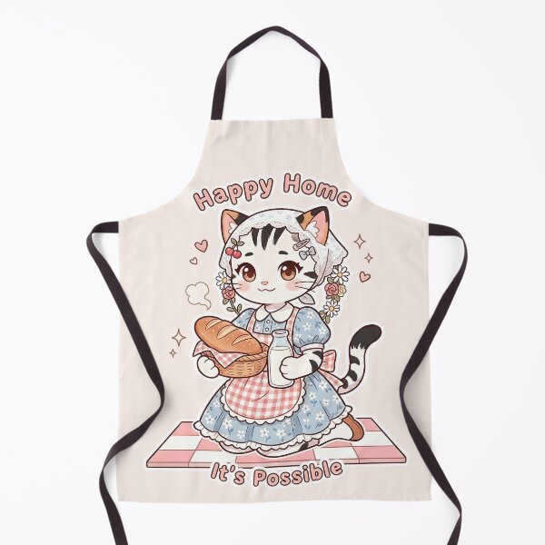 Item preview, Kawaii Cat Baker: Happy Home It's Possible - Tradwife neko Milk designed and sold by CuteKats.