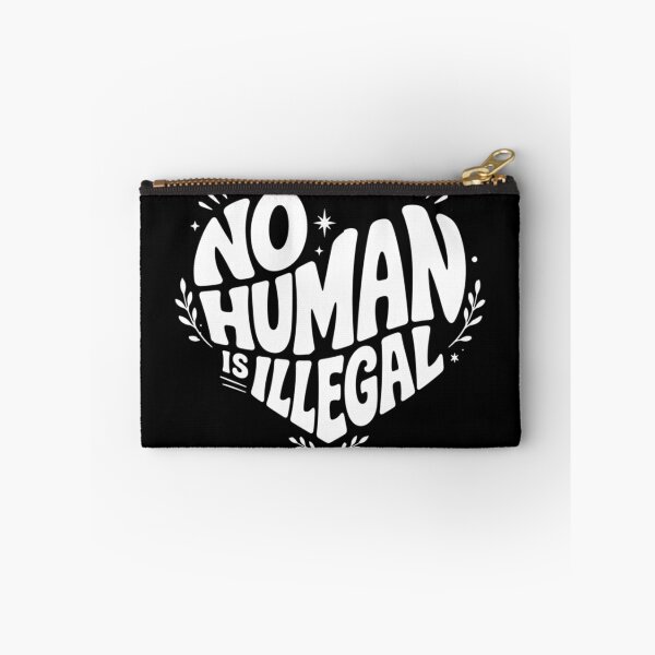 Item preview, No Human Is Illegal Heart, Keep The Immigrant, Social Justice, Racial Equality, Anti Racist, Political designed and sold by Cchotlan.
