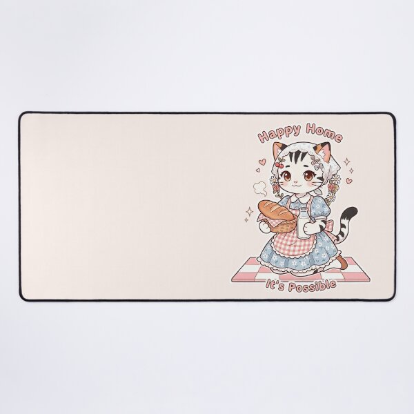 Item preview, Kawaii Cat Baker: Happy Home It's Possible - Tradwife neko Milk designed and sold by CuteKats.