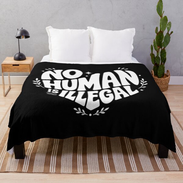 Item preview, No Human Is Illegal Heart, Keep The Immigrant, Social Justice, Racial Equality, Anti Racist, Political designed and sold by Cchotlan.