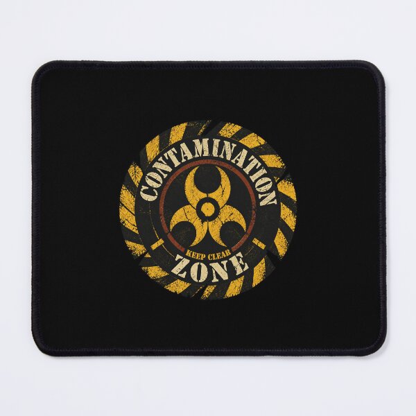 Item preview, Warning Symbols Industrial Hazard Signs – Distressed Caution Graphic designed and sold by AMICO77.