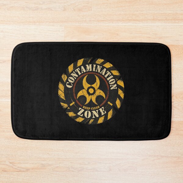 Item preview, Warning Symbols Industrial Hazard Signs – Distressed Caution Graphic designed and sold by AMICO77.