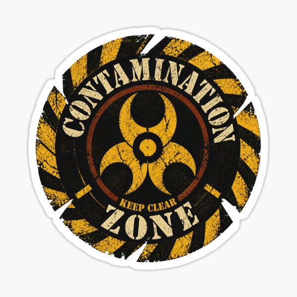 Item preview, Warning Symbols Industrial Hazard Signs – Distressed Caution Graphic designed and sold by AMICO77.