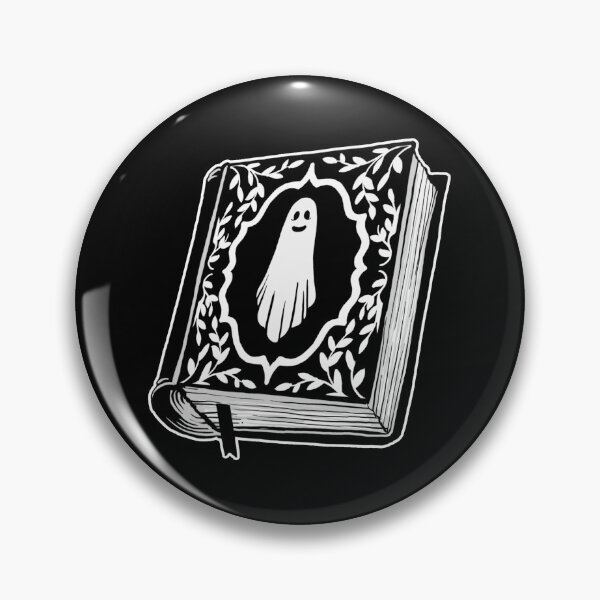 Item preview, A Spooky Ghost Book Drawing designed and sold by amidst-no-whale.