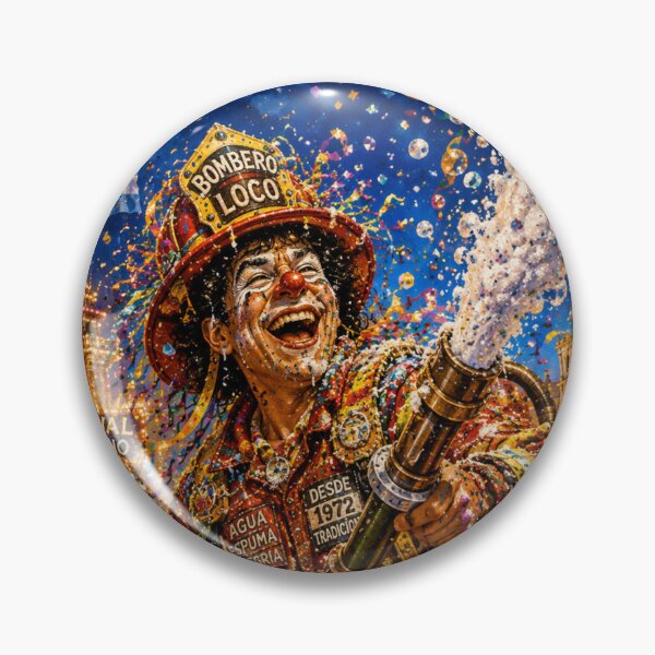 Item preview, The Crazy Fireman – Neighborhood Carnival | Argentine Memories designed and sold by Esencia Argentina.