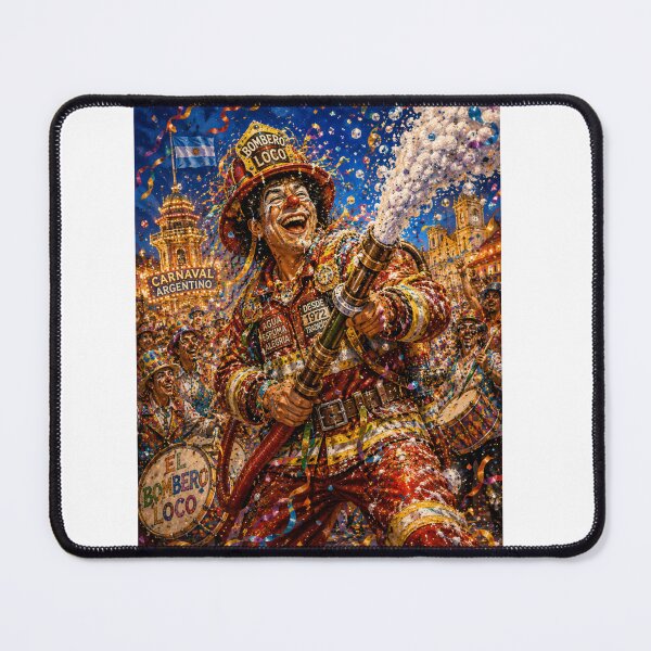 Item preview, The Crazy Fireman – Neighborhood Carnival | Argentine Memories designed and sold by Esencia Argentina.