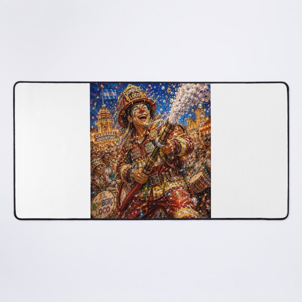 Item preview, The Crazy Fireman – Neighborhood Carnival | Argentine Memories designed and sold by Esencia Argentina.