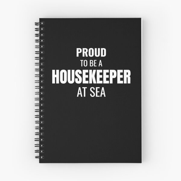 Item preview, Proud to be a Housekeeper at Sea (White) designed and sold by ShipCrewNation.