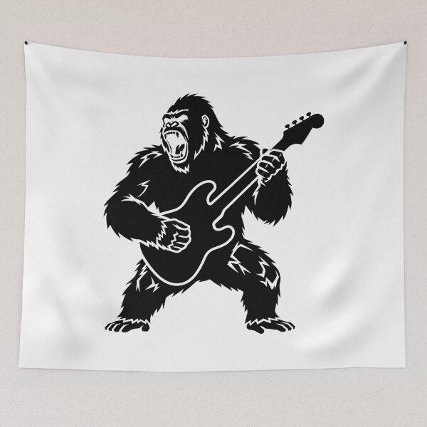 Item preview,  Rock And Roll Bigfoot Electric Guitarist Musician designed and sold by Doodleoub.