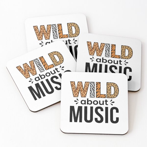 Item preview, Wild About Music Animal Print Music Lover designed and sold by Doodleoub.