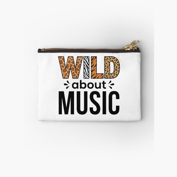 Item preview, Wild About Music Animal Print Music Lover designed and sold by Doodleoub.