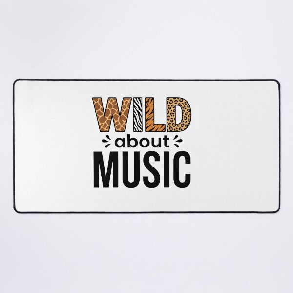 Item preview, Wild About Music Animal Print Music Lover designed and sold by Doodleoub.