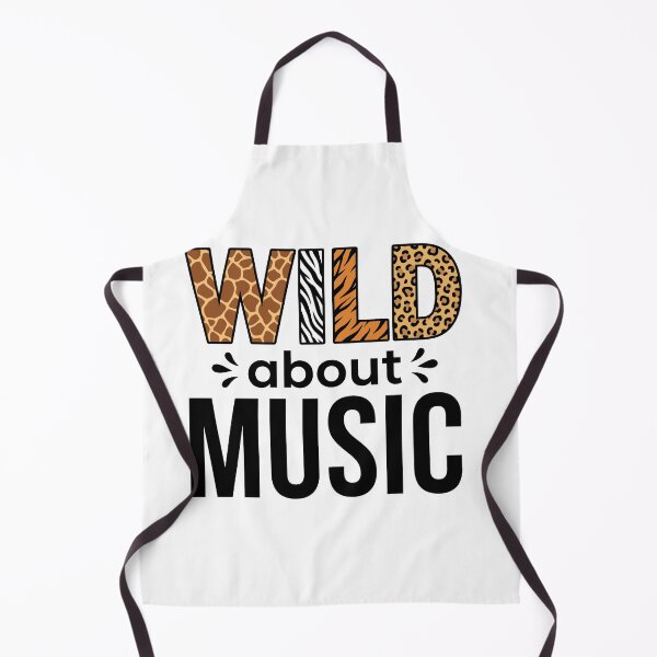 Item preview, Wild About Music Animal Print Music Lover designed and sold by Doodleoub.