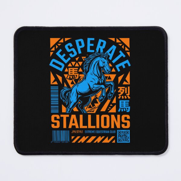 Item preview, Desperate Stallions Japan Style — Extreme Equestrian Club Graphic Tee v2 designed and sold by CornishPixiPony.
