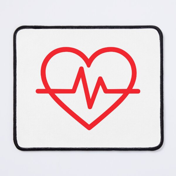 Item preview, Heart ECG Heartbeat EKG Medical Cardiology Love Symbol designed and sold by VectorForge Studio.