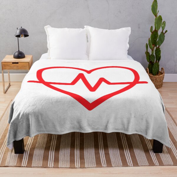 Item preview, Heart ECG Heartbeat EKG Medical Cardiology Love Symbol designed and sold by VectorForge Studio.