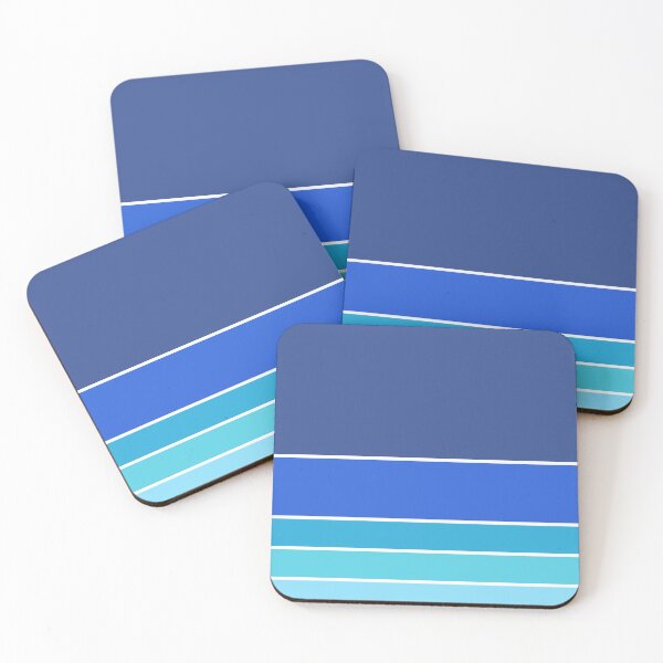 Item preview, Coastal Vibes Ocean Stripes Nautical Summer Vacation 1/4 designed and sold by Beachy.
