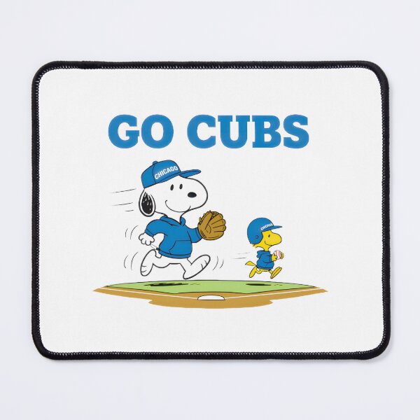 Item preview, Go Cubs Snoopy & Woodstock Baseball Action designed and sold by meomigvelf.