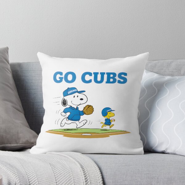 Item preview, Go Cubs Snoopy & Woodstock Baseball Action designed and sold by meomigvelf.