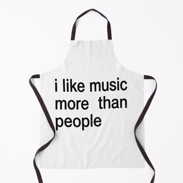 Item preview, I Like Music More Than People Music Lover Introvert designed and sold by Doodleoub.