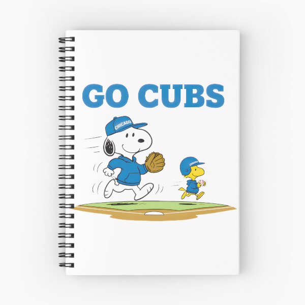 Item preview, Go Cubs Snoopy & Woodstock Baseball Action designed and sold by meomigvelf.