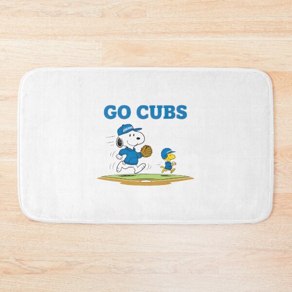 Item preview, Go Cubs Snoopy & Woodstock Baseball Action designed and sold by meomigvelf.