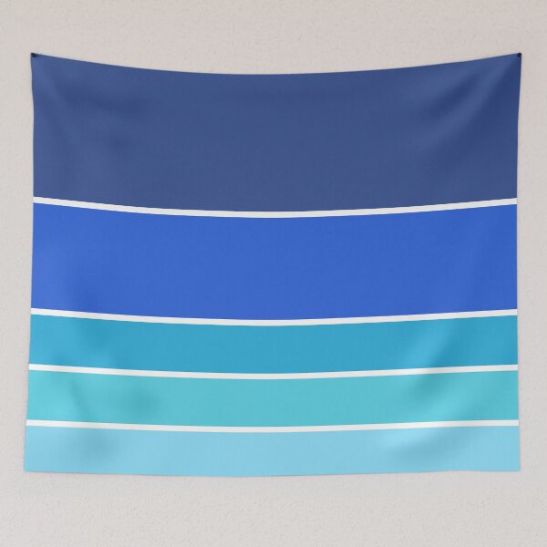 Item preview, Coastal Vibes Ocean Stripes Nautical Summer Vacation 1/4 designed and sold by Beachy.