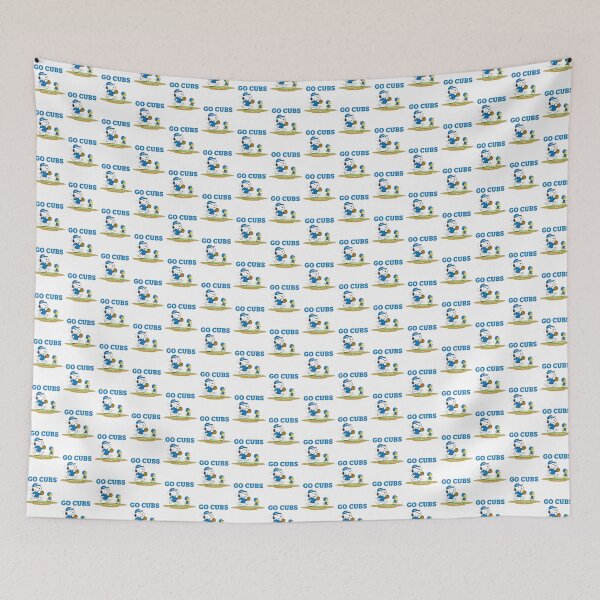 Item preview, Go Cubs Snoopy & Woodstock Baseball Action designed and sold by meomigvelf.