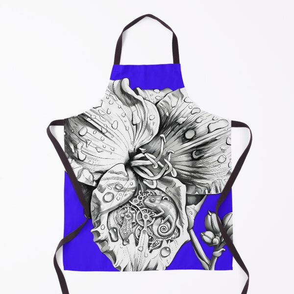 Item preview, Steampunk Daylily Flower Clockwork Chameleon Art designed and sold by Fairytale_Flowers.