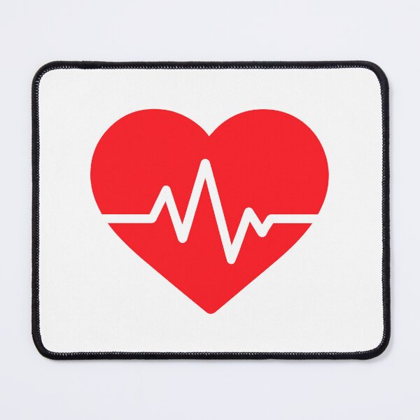 Item preview, Heart ECG Heartbeat EKG Medical Cardiology Love Symbol designed and sold by VectorForge Studio.