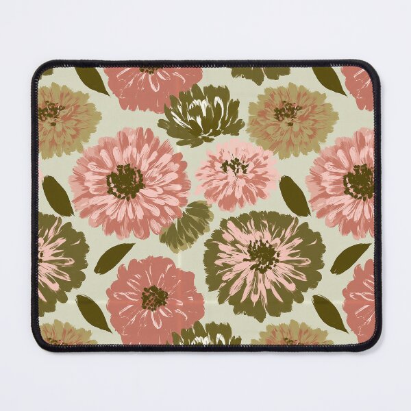 Item preview, Radiant Zinnia Floral  - Botanical Garden Pattern - Gifts For Him designed and sold by RoyalStarsPatts.