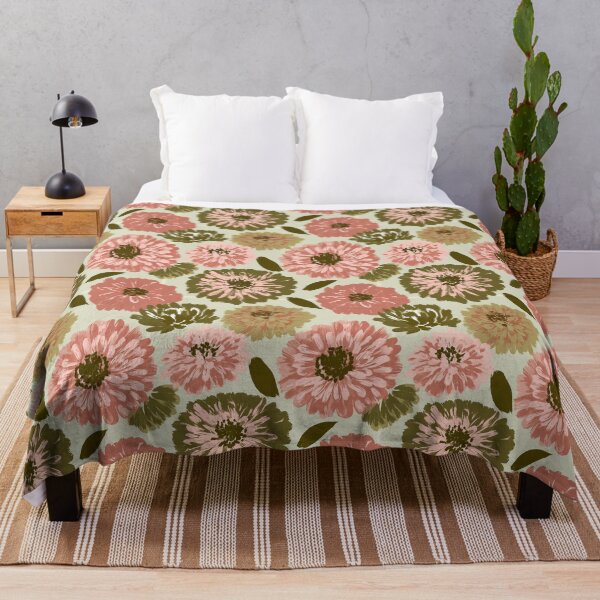 Item preview, Radiant Zinnia Floral - Botanical Garden Pattern - Gifts For Him designed and sold by RoyalStarsPatts.
