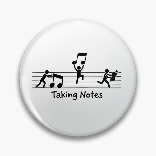 Item preview, Taking Notes Music Pun Musician Music Lover designed and sold by Doodleoub.