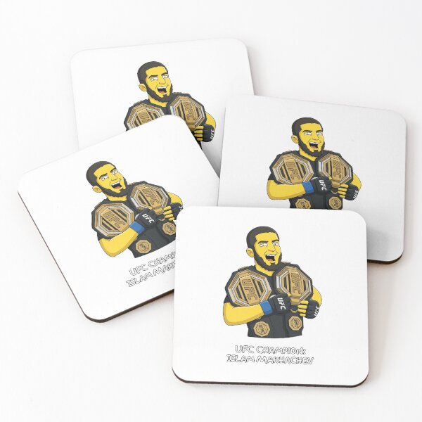 Item preview, Islam Makhachev UFC Champion Cartoon Fan Art designed and sold by FreakToons.