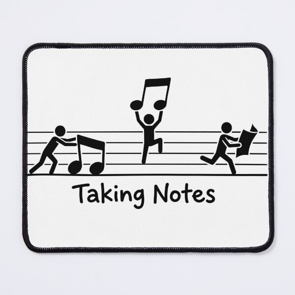 Item preview, Taking Notes Music Pun Musician Music Lover designed and sold by Doodleoub.
