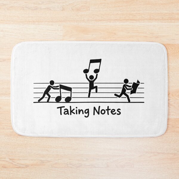 Item preview, Taking Notes Music Pun Musician Music Lover designed and sold by Doodleoub.
