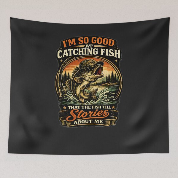 Item preview, I Am So Good at Catching Fish Funny Vintage Fishing designed and sold by Mr. L.S.