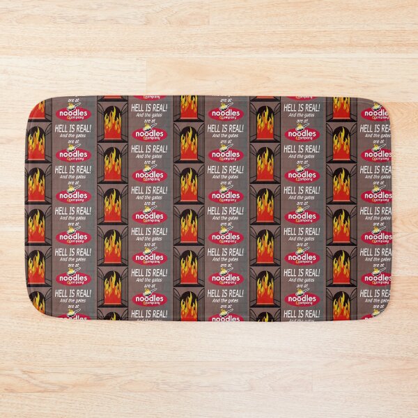 Item preview, Hell is Real and the Gates are at Noodles designed and sold by Tea-and-Books.