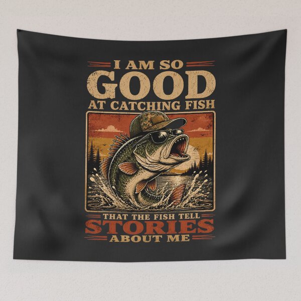 Item preview, I Am So Good at Catching Fish Funny Vintage Fishing designed and sold by Mr. L.S.