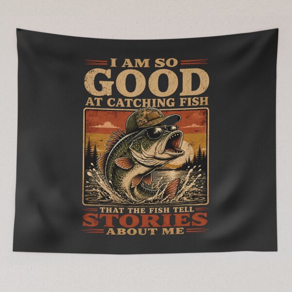 Item preview, I Am So Good at Catching Fish Funny Vintage Fishing designed and sold by Mr. L.S.