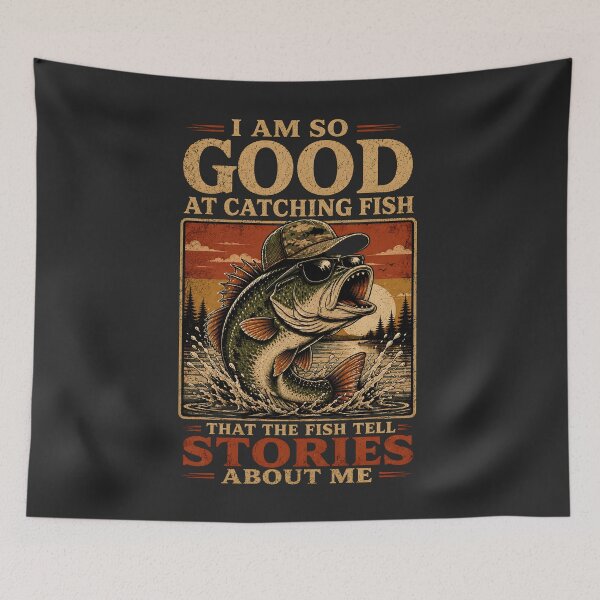 Item preview, I Am So Good at Catching Fish Funny Vintage Fishing designed and sold by Mr. L.S.