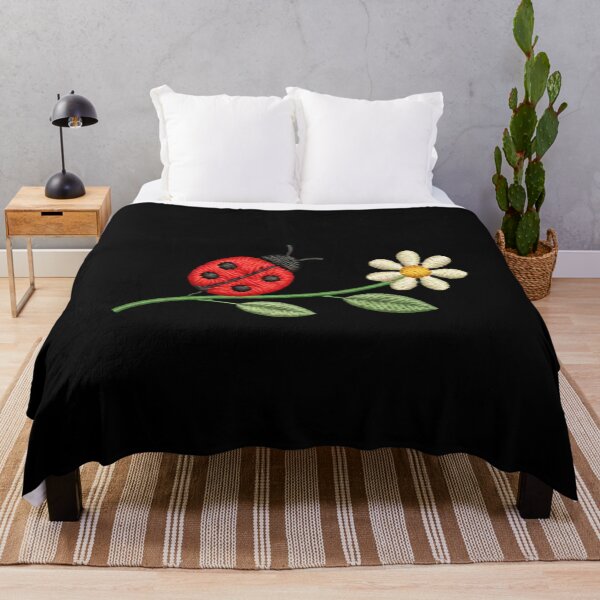 Item preview, Cute Small Ladybug – Cottagecore Botanical Lucky Bug Design designed and sold by AMICO77.