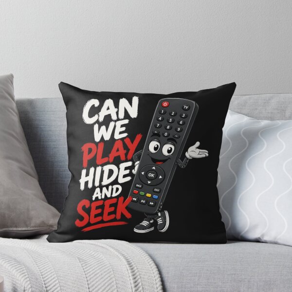 Item preview, Can We Play Hide and Seek Funny TV Remote Design designed and sold by Jack W Art.