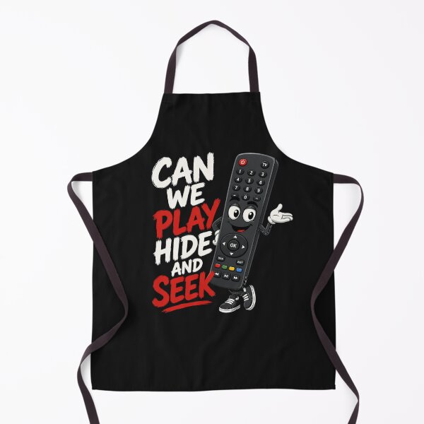 Item preview, Can We Play Hide and Seek Funny TV Remote Design designed and sold by Jack W Art.
