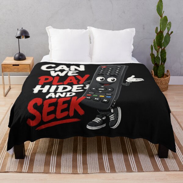 Item preview, Can We Play Hide and Seek Funny TV Remote Design designed and sold by Jack W Art.