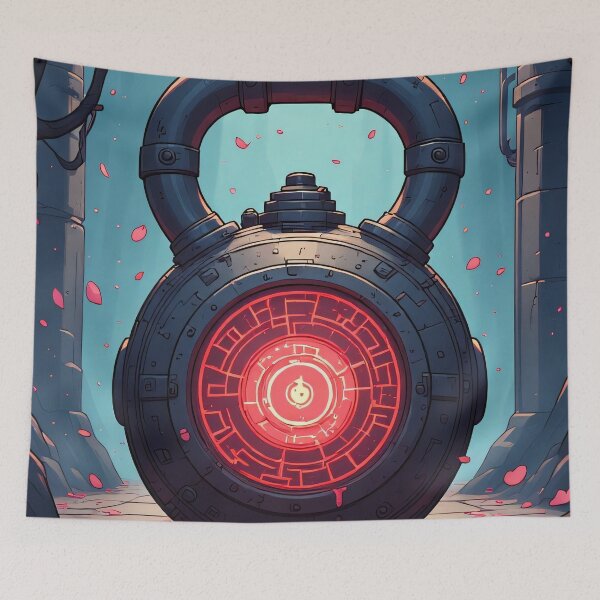 Item preview, Mystical power spot in the awakening cherry blossom forest designed and sold by Mianku | Für das Leben.