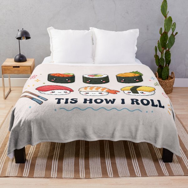 Item preview, Sushi, Japanese Food, Cute Sushi Roll, Streetwear Style designed and sold by Quiajia.