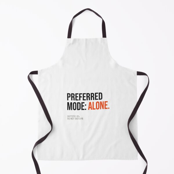 Item preview, Preferred Mode Alone Funny Introvert Battery Quote designed and sold by WittyBrand.