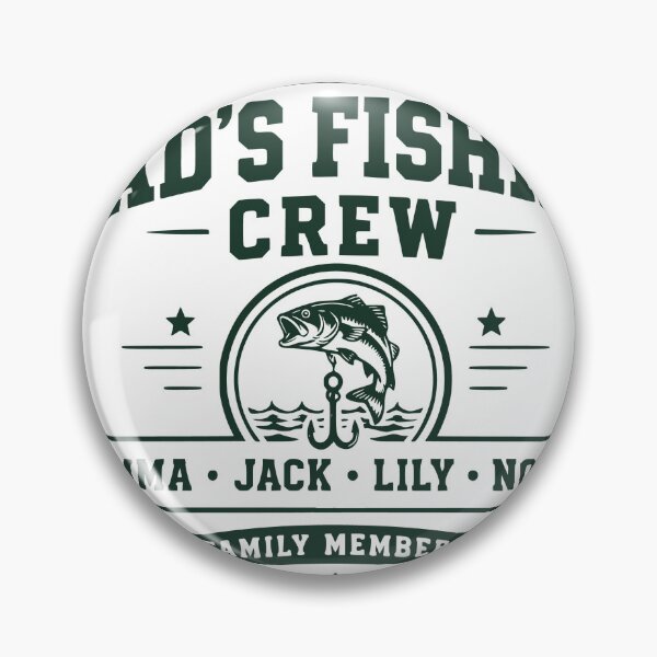 Item preview, Dad's Fishing Crew Family Angler Outdoor Design designed and sold by TeeVerse27.